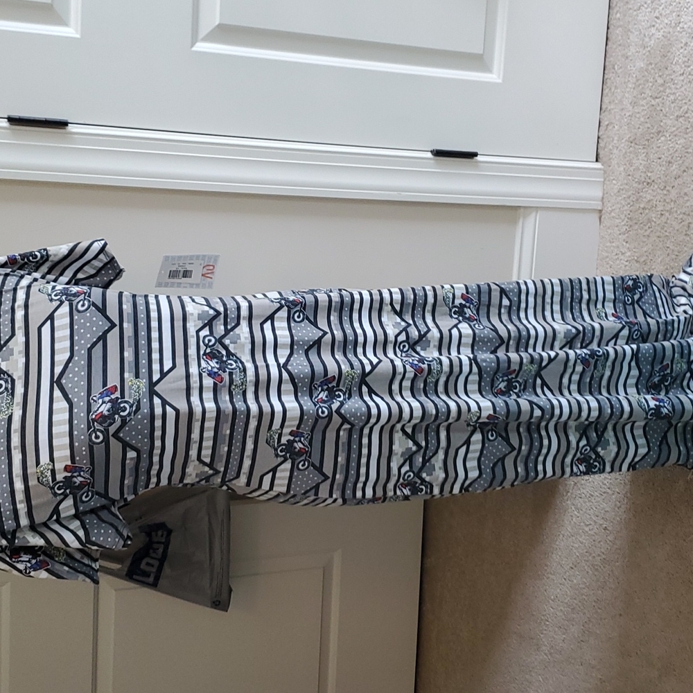 nwt women's xs lularoe maria motorcycle long dress